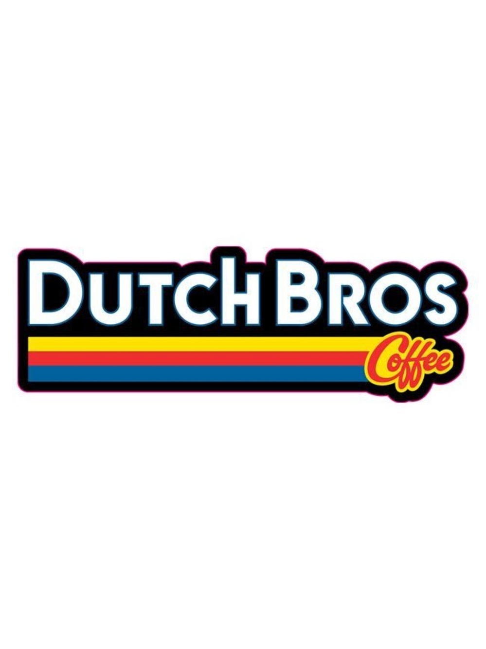 National Coffee Day Dutch Bros Logo Sticker